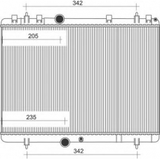 350213877000 MAGNETI MARELLI Радиатор, охлаждение двигателя