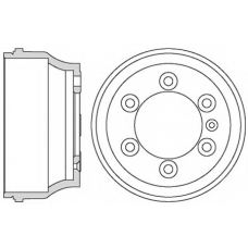 VBD653 MOTAQUIP Тормозной барабан