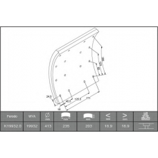 K19932.0TG FERODO Комплект тормозных башмаков, барабанные тормоза