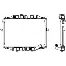 1221-0309 SAKURA  Automotive Радиатор, охлаждение двигателя