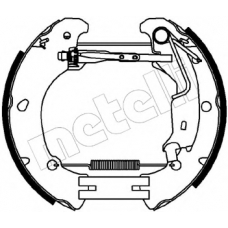 51-0218 METELLI Комплект тормозных колодок