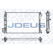 RA0200900 JDEUS Радиатор, охлаждение двигателя