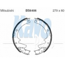 BS-6406 KAVO PARTS Комплект тормозных колодок