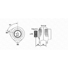 063341758010 MAGNETI MARELLI Генератор