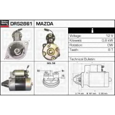 DRS2861 DELCO REMY Стартер