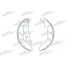 PSP547 PATRON Комплект тормозных колодок, дисковый тормоз