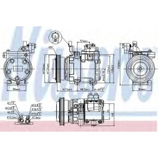 89286 NISSENS Компрессор, кондиционер