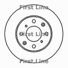 FBD187 FIRST LINE Тормозной диск