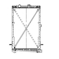 519679 NRF Радиатор, охлаждение двигателя