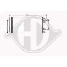 8348400 DIEDERICHS Конденсатор, кондиционер