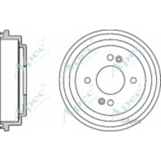 DRM9948 APEC Тормозной барабан