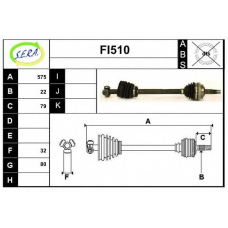 FI510 SERA Приводной вал