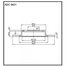 ADC 0421 Allied Nippon Гидравлические цилиндры