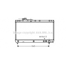 TOA2200 AVA Радиатор, охлаждение двигателя