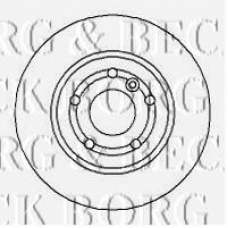 BBD4084 BORG & BECK Тормозной диск
