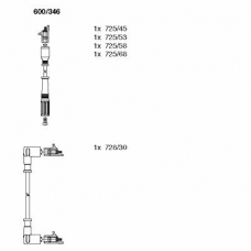 600/346 BREMI Комплект проводов зажигания