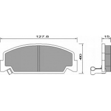 AC657281D AC Delco Комплект тормозных колодок, дисковый тормоз