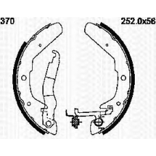 8100 29370 TRIDON Brake shoes