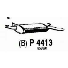 P4413 FENNO Глушитель выхлопных газов конечный