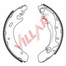629.0631 VILLAR Комплект тормозных колодок