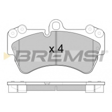 BP3099 BREMSI Комплект тормозных колодок, дисковый тормоз