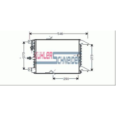 1420501 KUHLER SCHNEIDER Конденсатор, кондиционер