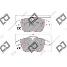 BP2168 DJ PARTS Комплект тормозных колодок, дисковый тормоз