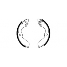 8DB 355 001-401 HELLA Комплект тормозных колодок