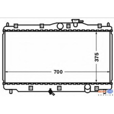 8MK 376 768-231 HELLA Радиатор, охлаждение двигателя