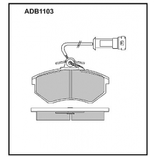 ADB1103 Allied Nippon Тормозные колодки