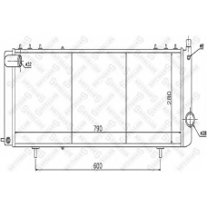 10-25623-SX STELLOX Радиатор, охлаждение двигателя