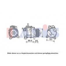 852801N AKS DASIS Компрессор, кондиционер