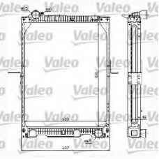 732987 VALEO Радиатор, охлаждение двигателя