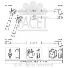 4.9379 FACET Ккомплект проводов зажигания