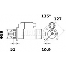 MS 152 MAHLE Стартер