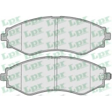 05P1209 LPR Комплект тормозных колодок, дисковый тормоз