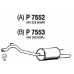 P7552 FENNO Глушитель выхлопных газов конечный