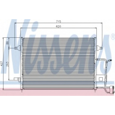 94922 NISSENS Конденсатор, кондиционер