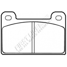 FBP1483 FIRST LINE Комплект тормозных колодок, дисковый тормоз