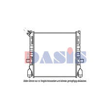 270050N AKS DASIS Радиатор, охлаждение двигателя