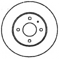 561128BC BENDIX Тормозной диск