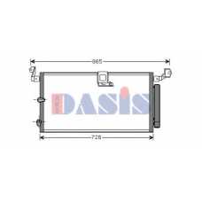 212048N AKS DASIS Конденсатор, кондиционер