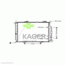 31-0622 KAGER Радиатор, охлаждение двигателя