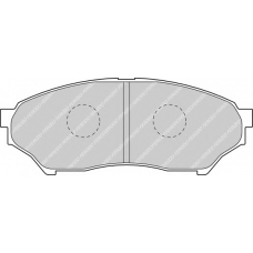 FSL1596 FERODO Комплект тормозных колодок, дисковый тормоз