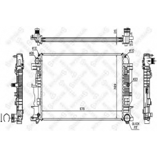 10-26552-SX STELLOX Радиатор, охлаждение двигателя