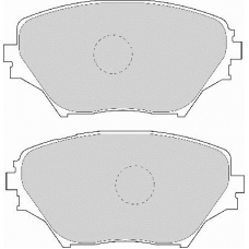 FD6999A NECTO Комплект тормозных колодок, дисковый тормоз