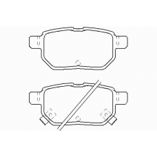 MDB3062 MINTEX Комплект тормозных колодок, дисковый тормоз