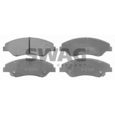 91 91 6557 SWAG Комплект тормозных колодок, дисковый тормоз