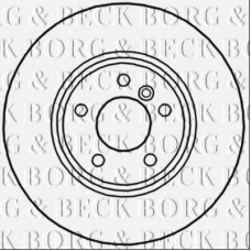 BBD6027S BORG & BECK Тормозной диск