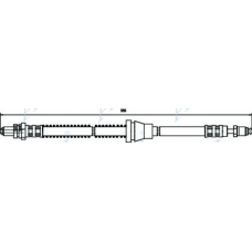 HOS3054 APEC Тормозной шланг